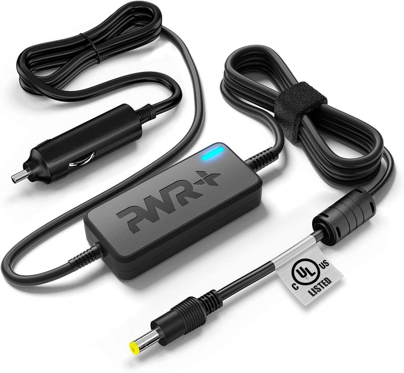 PWR+ CAR Charger for Panasonic Toughpad G1 FZ-G1 FZ-G1A M1 FZ-M1 FZ-40 FZ-55 ToughBook FZ-G1AABAXLM FZ-G1AABAXRM FZ-G1AABAB1M FZ-G1AABGXLM 4K Tablet PC DC Auto Adapter UL Listed Power Cord Extra Long 10Ft - Image 1